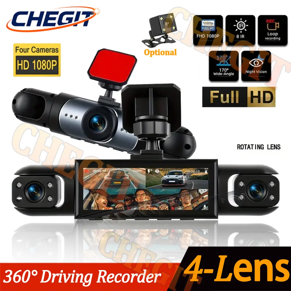 Panoramic Dash Cam 360 - NUEVO 360 ° Cámara para Auto