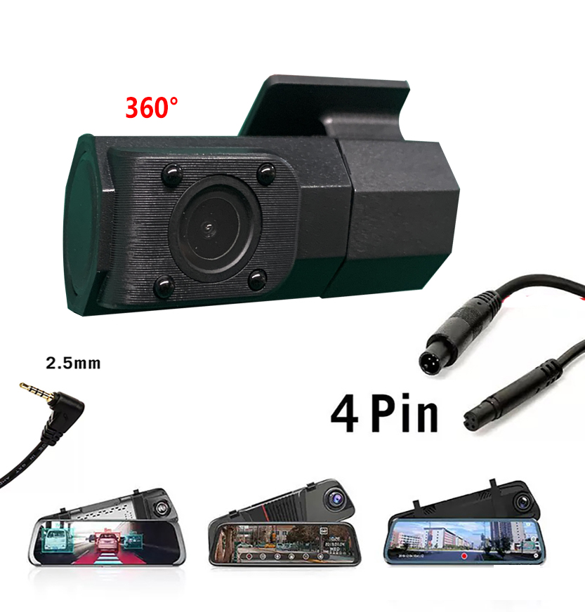 Panoramic Dash Cam 360 - Cámara para Auto con Rotación de