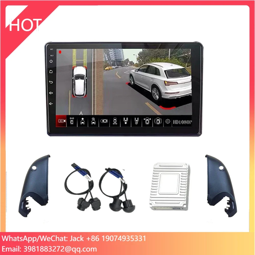 Panoramic Dash Cam 360 - Cámara de Coche Gran Angular 1080p