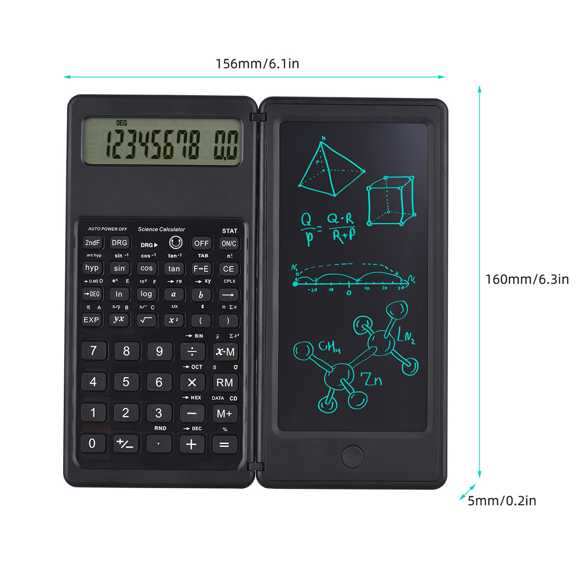 Digital Drawing Tablet - Calculadora Portátil con Pantalla LCD de
