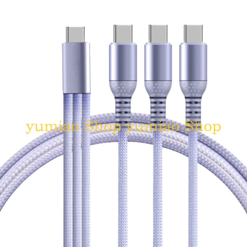 Cable tipo C 3 puertos trenzad - Electronics And Gadgets C reseña y precio