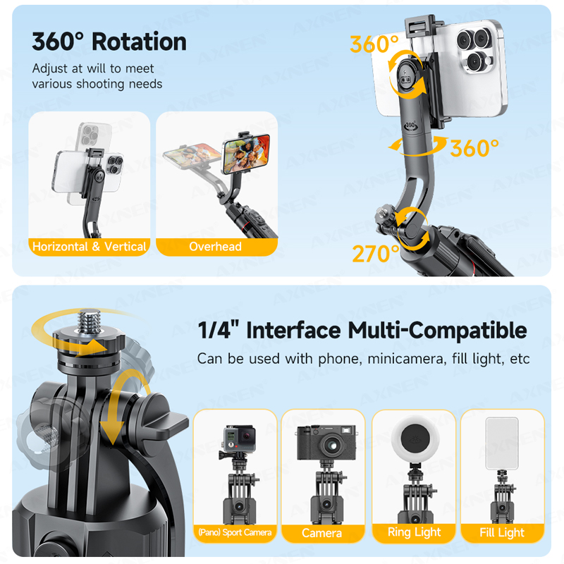 TT07 Gimbal con Seguimiento Fa - Auto Tracking Tripod reseña y precio