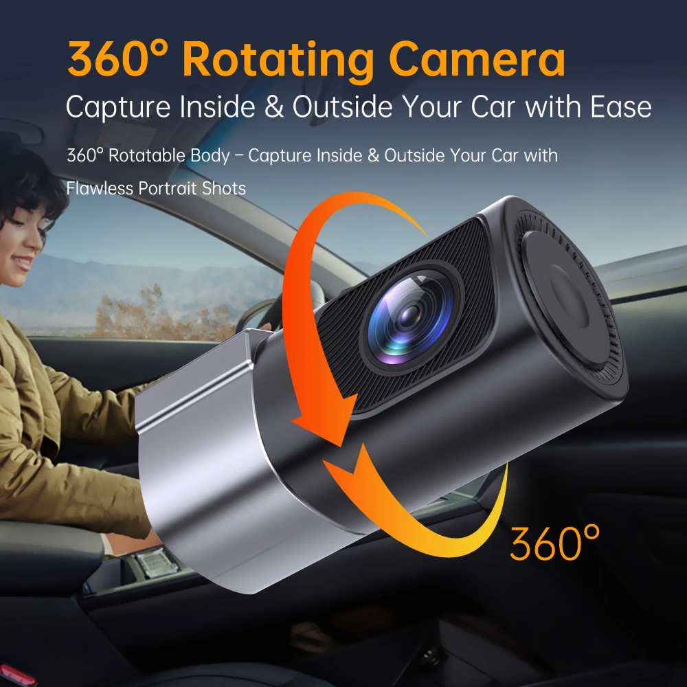 Mini Cámara de Coche 1080P Ult - Panoramic Dash Cam 360 reseña y precio