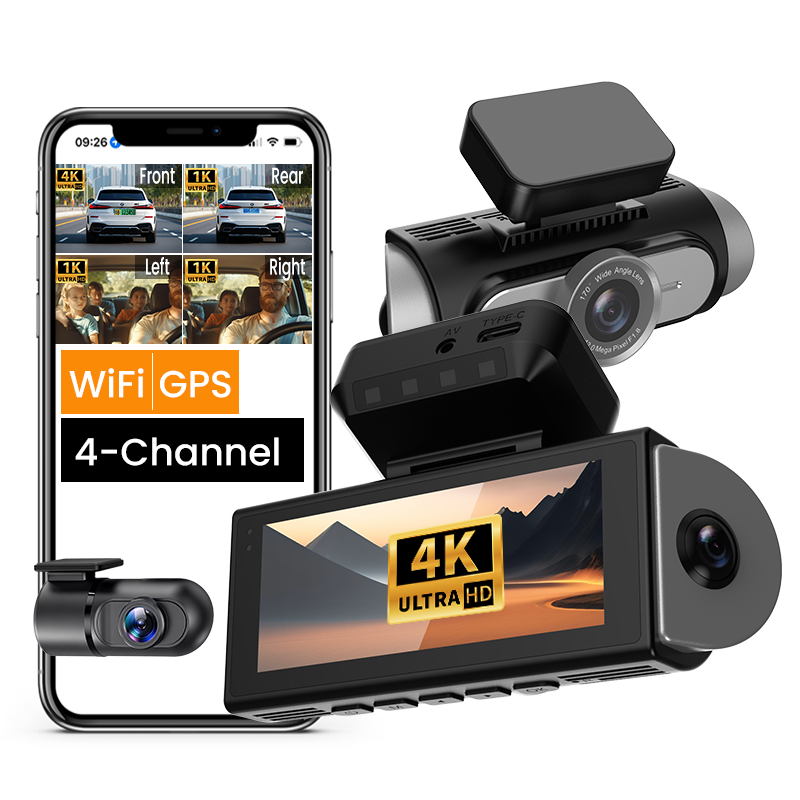 Cámara DVR para Auto con WiFi  - Panoramic Dash Cam 360 reseña y precio