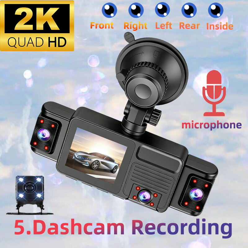 5 Canales 360 °   Cámara Panor - Panoramic Dash Cam 360 reseña y precio