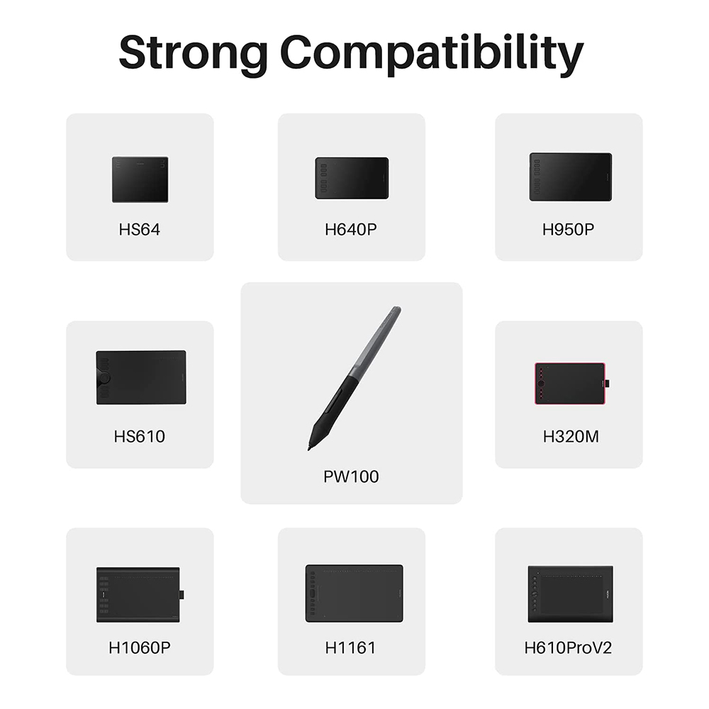 HUION PW100 lápiz óptico Digit - Digital Drawing Tablet reseña y precio