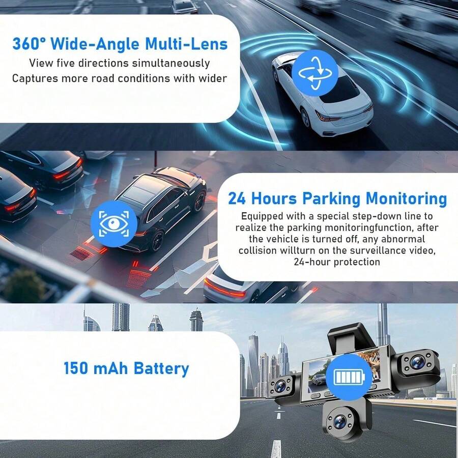 SKYWORTH SIDAKEYE 360 °   Kit  - Panoramic Dash Cam 360 reseña y precio