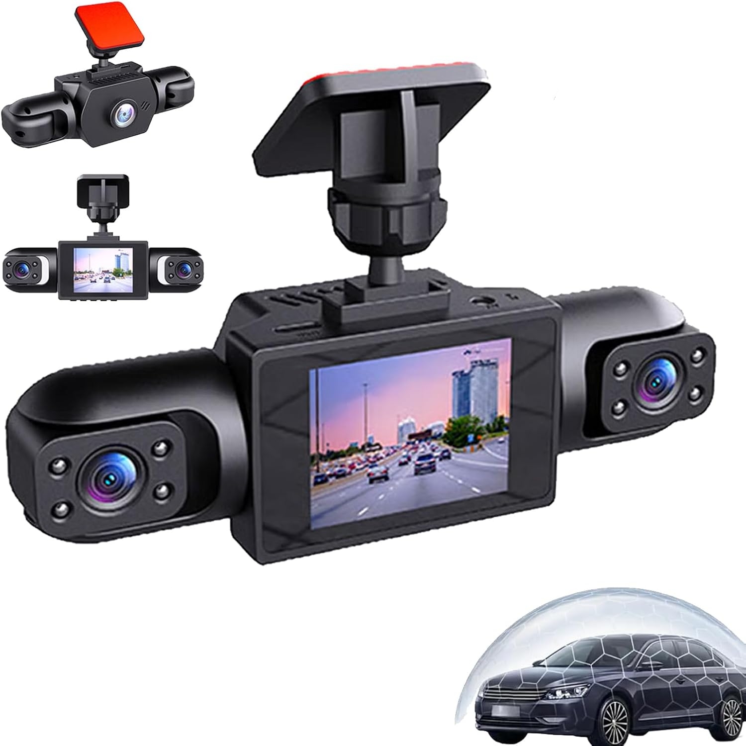 Cámara de Coche Panorámica de  - Panoramic Dash Cam 360 reseña y precio