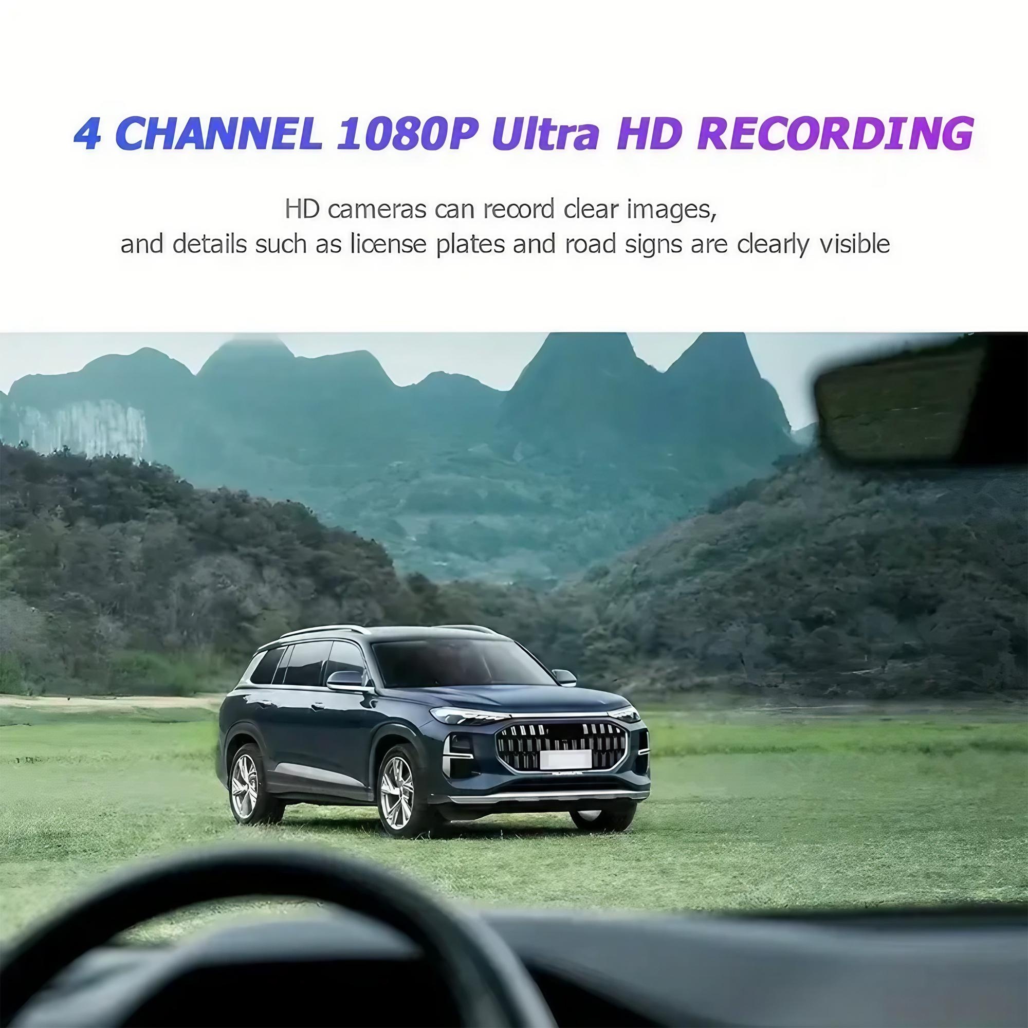 Cámara para Coche con 4 Lentes - Panoramic Dash Cam 360 reseña y precio
