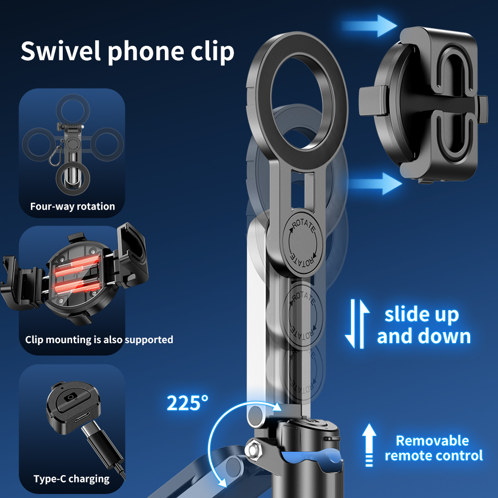 Trípode para Selfies 3 en 1 co - Auto Tracking Tripod reseña y precio