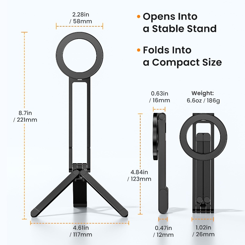 Soporte Magnético de Bolsillo  - Auto Tracking Tripod reseña y precio